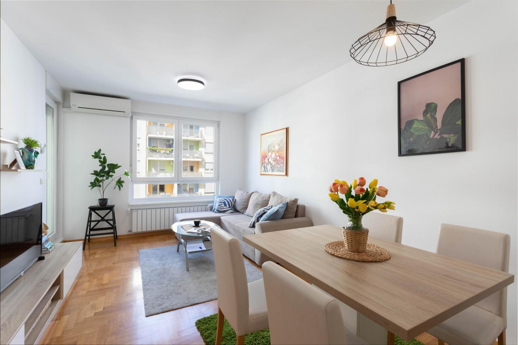 Sunny 1Bdr With Balcony & Parking Apartment Zagreb Luaran gambar