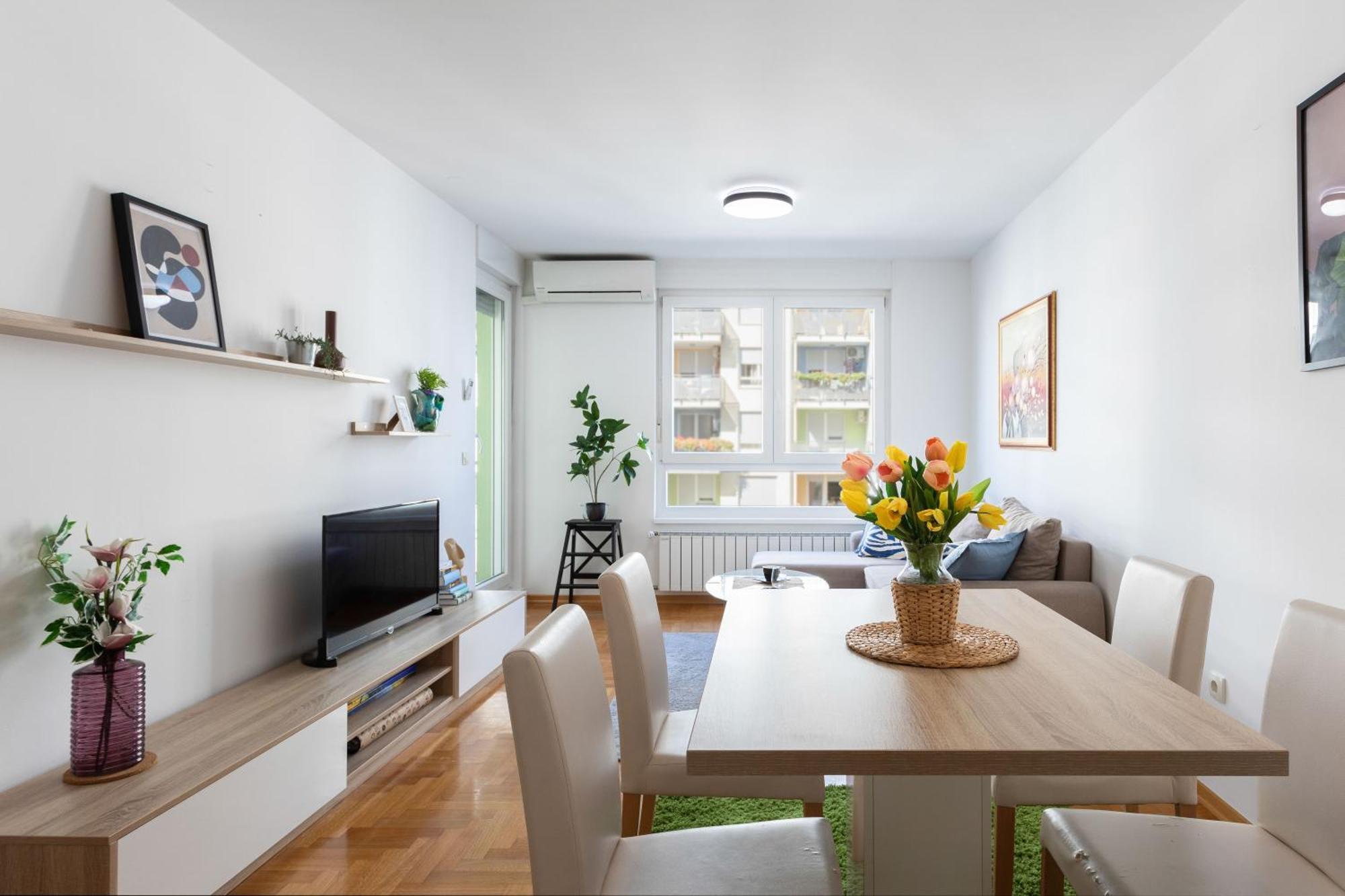 Sunny 1Bdr With Balcony & Parking Apartment Zagreb Luaran gambar