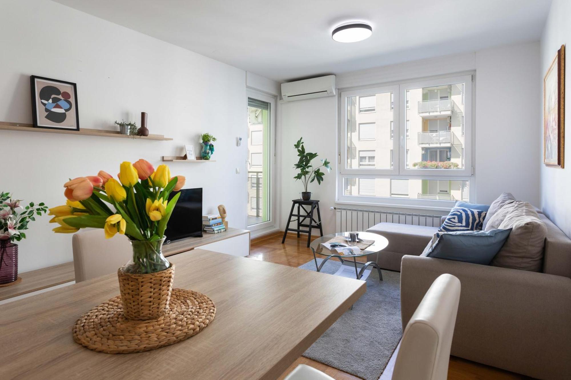 Sunny 1Bdr With Balcony & Parking Apartment Zagreb Luaran gambar